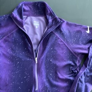Nike Dry Fit Celestial half zip M Soft Polyester Spandex excellent condition